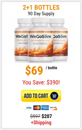 wegoslim 3 bottles price